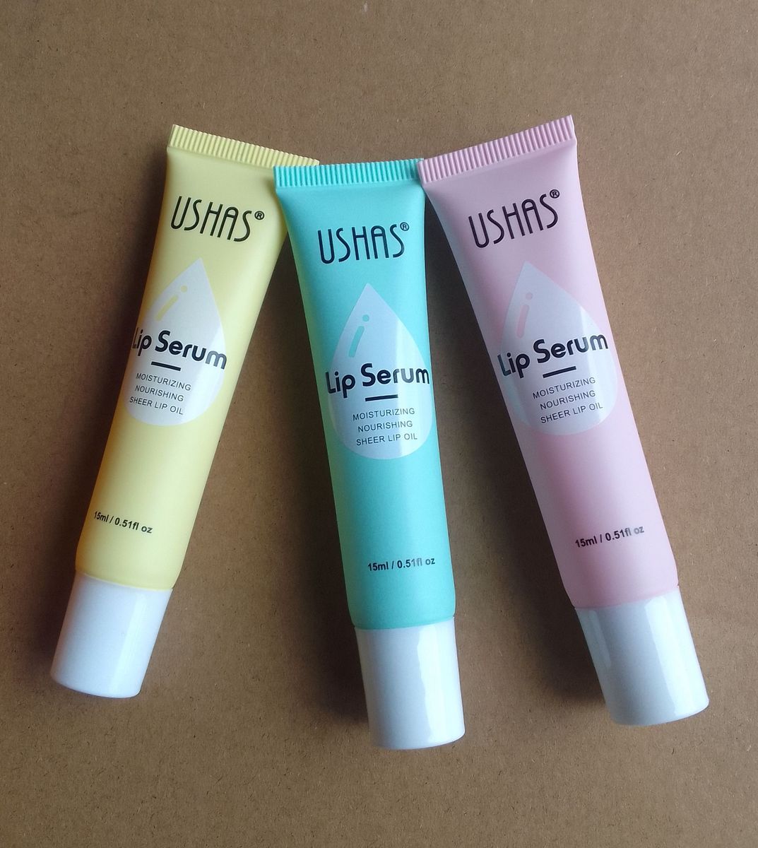 3PCS/SET OF USHAS LIP SERUM 15ml
