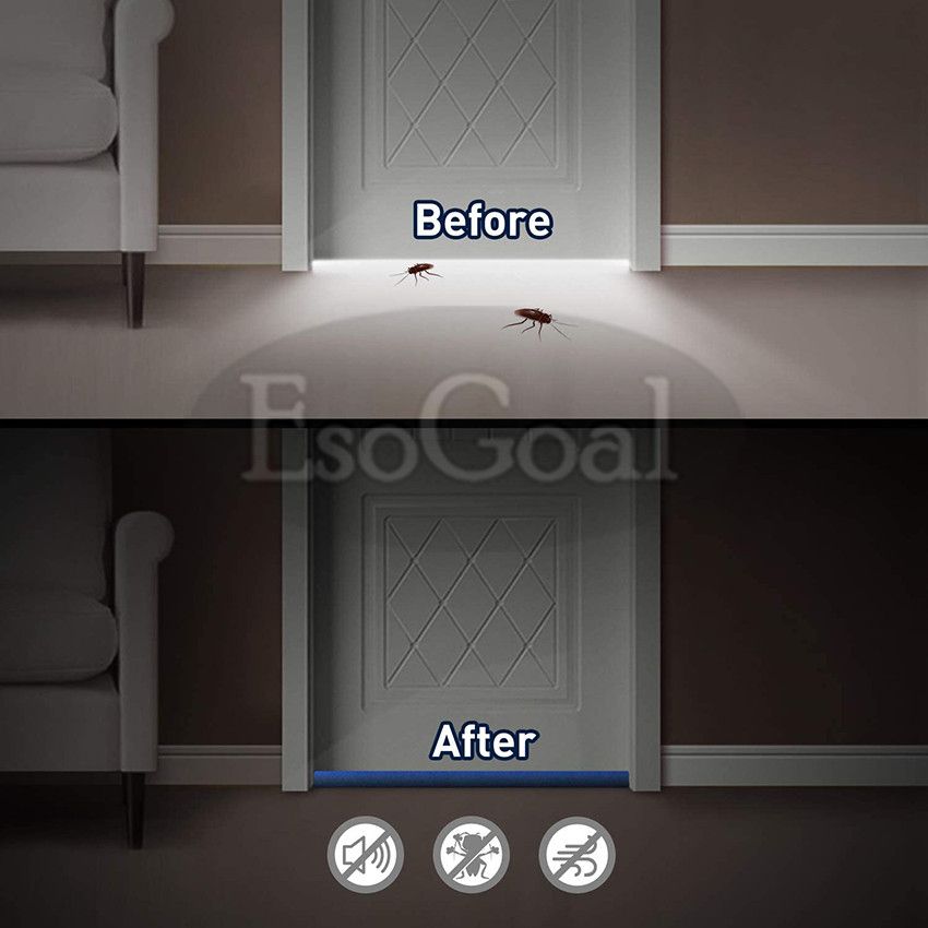 EsoGoal Door Soundproof Seal Strip Bottom Sealer Stopper