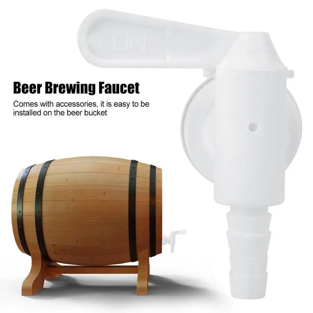 3Pcs Plastic beer faucet tap Beer Brew Bucket Tap Faucet for Home Beer Brewing DIY Wine Making Bar Tool