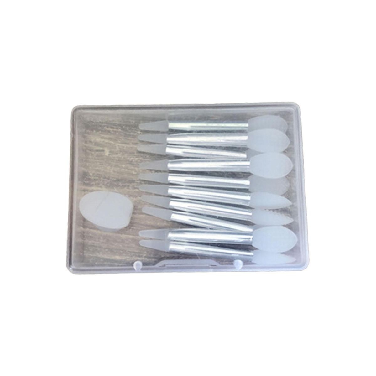 10Pcs Silicone Lip Brush Silicone Makeup Beauty Brush Clear