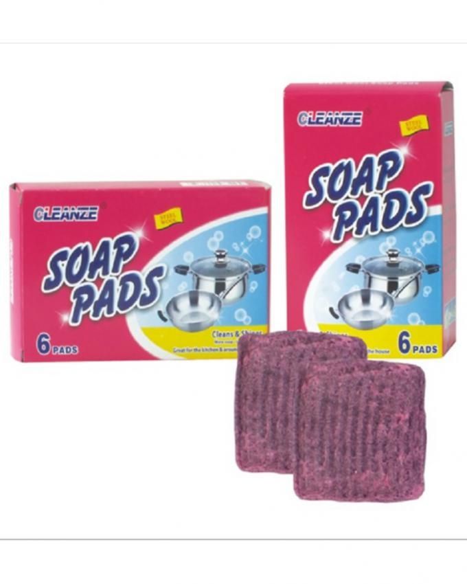 Steel Wool Filled Soap Pads- X5