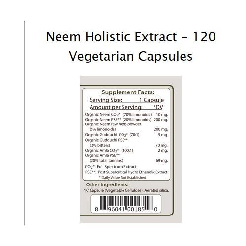 Neem Holistic Extract 120 VegiCap