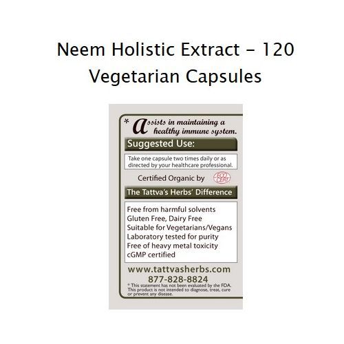 Neem Holistic Extract 120 VegiCap