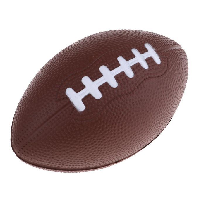 Brown Football / Practice Training Rugby Ball - PU Foam - Kids