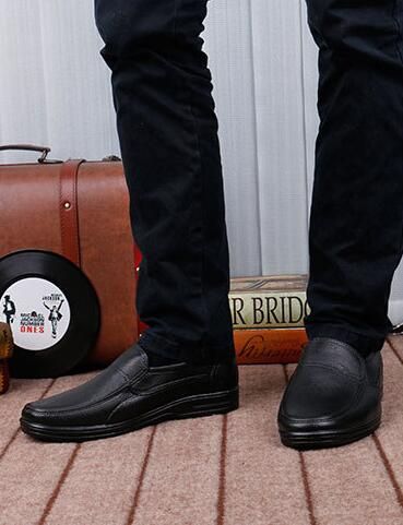 Men's Waterproof Business Shoes - Black