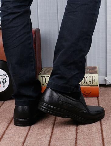 Men's Waterproof Business Shoes - Black