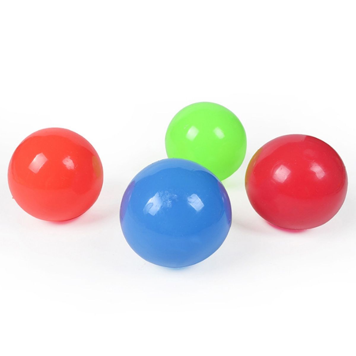 Fluorescerende Sticky Target Balls 2 Large Balls + 1 Small