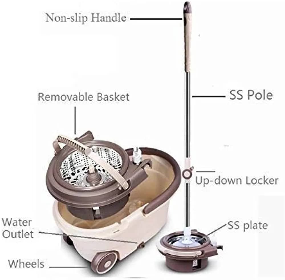 Micro Fiber Mopping Bucket