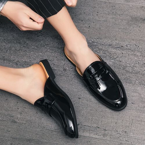 Mens Simple Half Shoe - Black