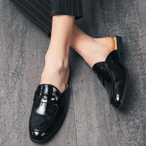 Mens Simple Half Shoe - Black