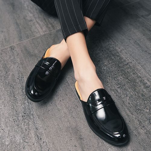 Mens Simple Half Shoe - Black