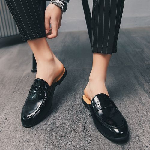 Mens Simple Half Shoe - Black