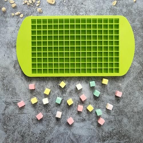 160 Grid Silicone Ice Tray Mold Ice Cube Mold Chocolate Mold Ice Grid Tray Mini Ice Cubes Small Square Mold Ice Maker Mold