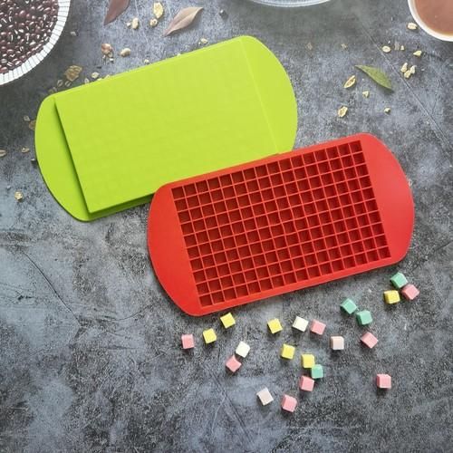 160 Grid Silicone Ice Tray Mold Ice Cube Mold Chocolate Mold Ice Grid Tray Mini Ice Cubes Small Square Mold Ice Maker Mold