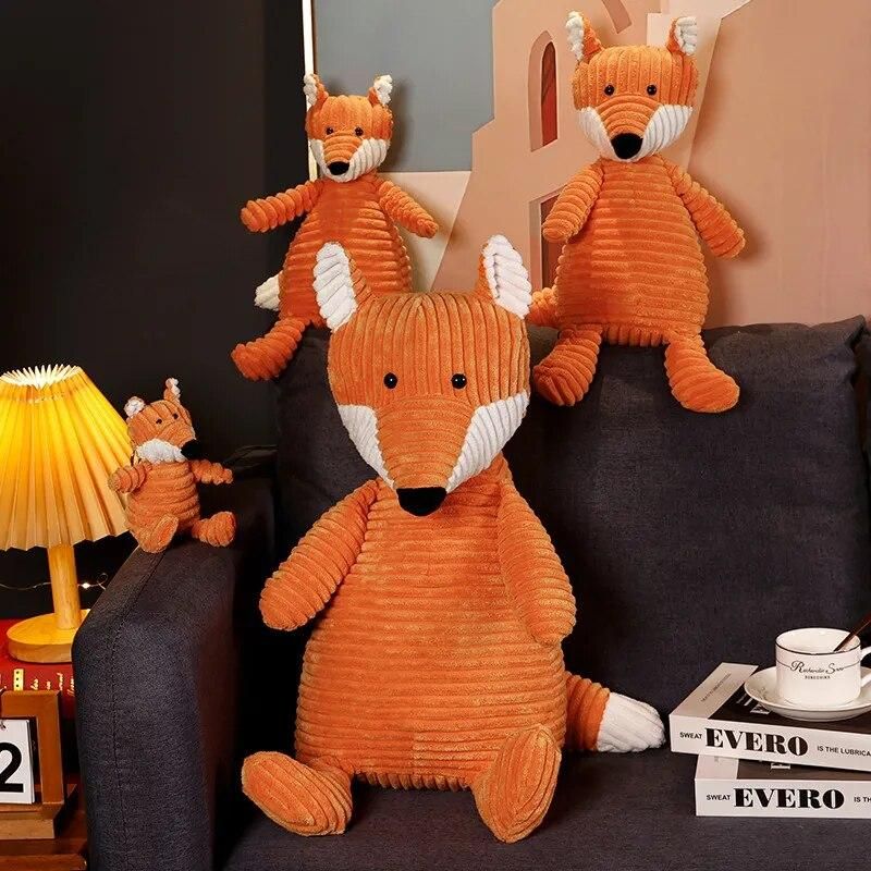 35cm Anime Simulated Plush Fox Soft Home Decor Children Birthday Gift Christmas Hot Sell Baby Sleeping Accompany Stuffed Doll