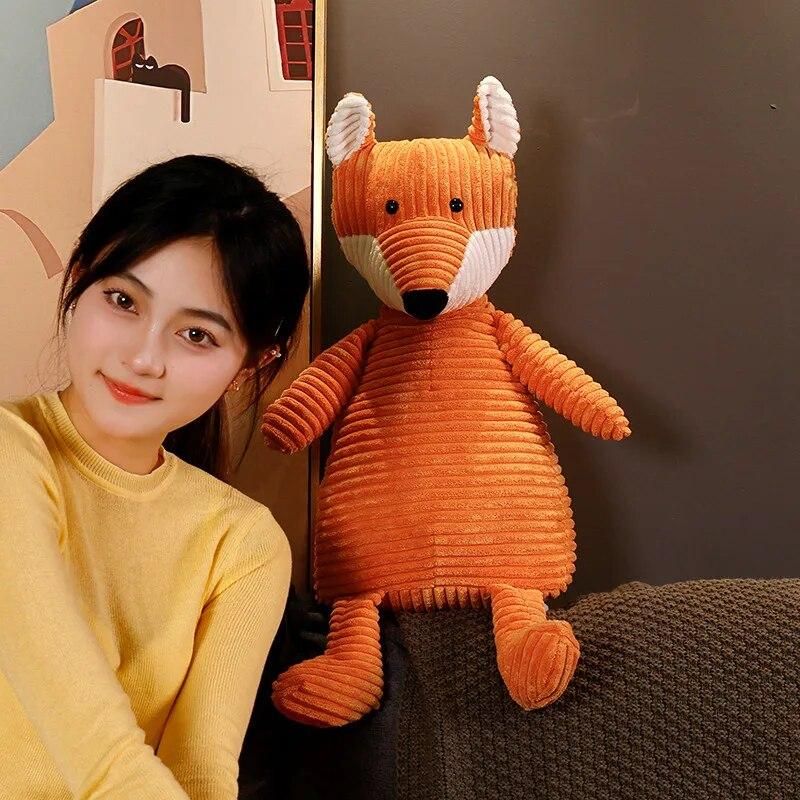 35cm Anime Simulated Plush Fox Soft Home Decor Children Birthday Gift Christmas Hot Sell Baby Sleeping Accompany Stuffed Doll