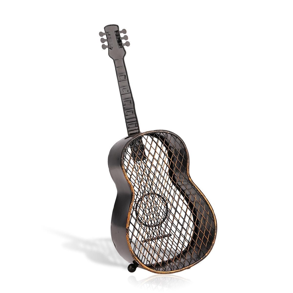 TOOARTS Guitar wine cork container  Handcrafts Home decoration Decorations Practical crafts