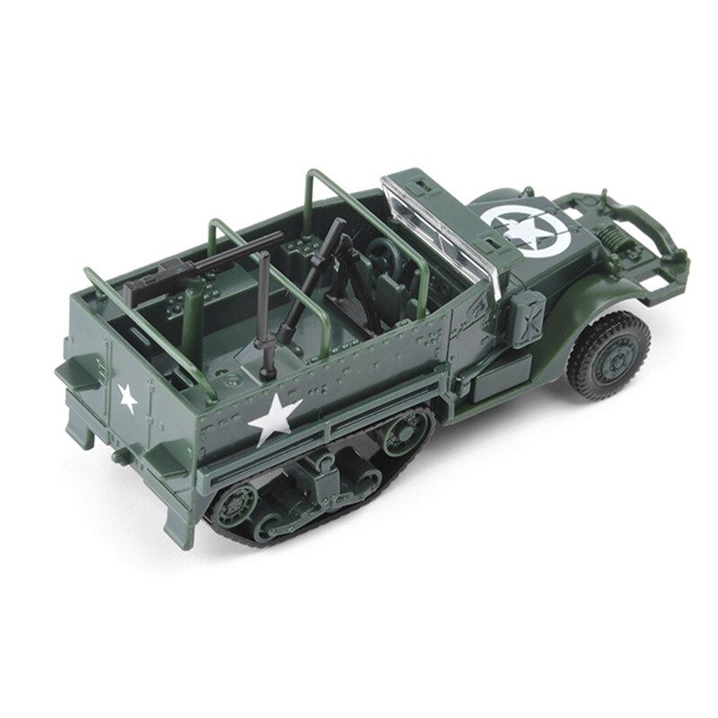 1:72 Half Track Armored Vehicle Self Assembly Model Toy Car Gift New