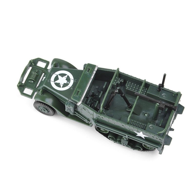 1:72 Half Track Armored Vehicle Self Assembly Model Toy Car Gift New