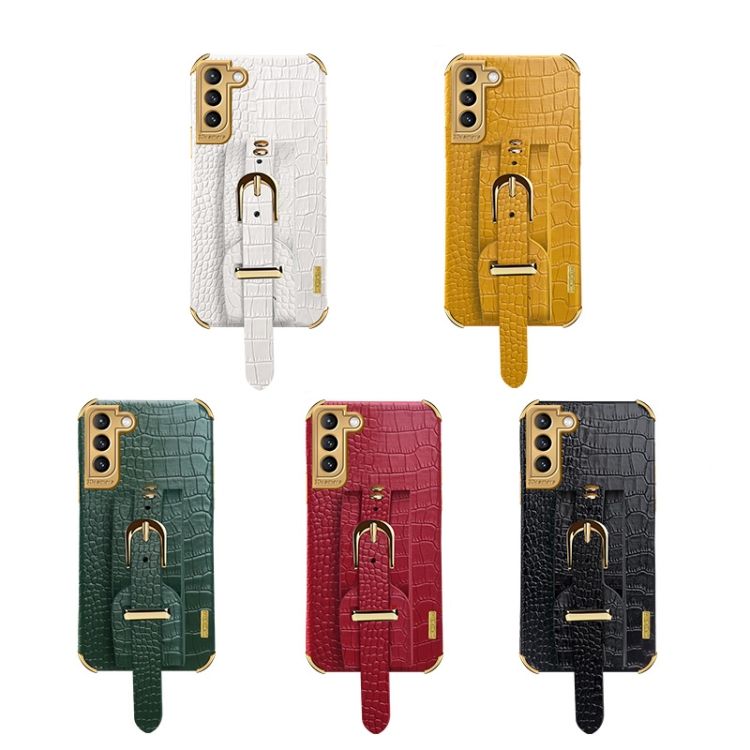 For Samsung Galaxy S21 Plus PU Back Cover Case