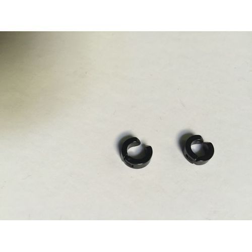 Clip On Men's Earring- Black