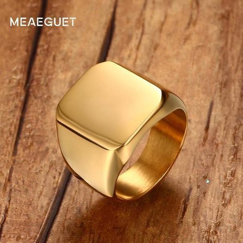 Gold Bold Ring For Men