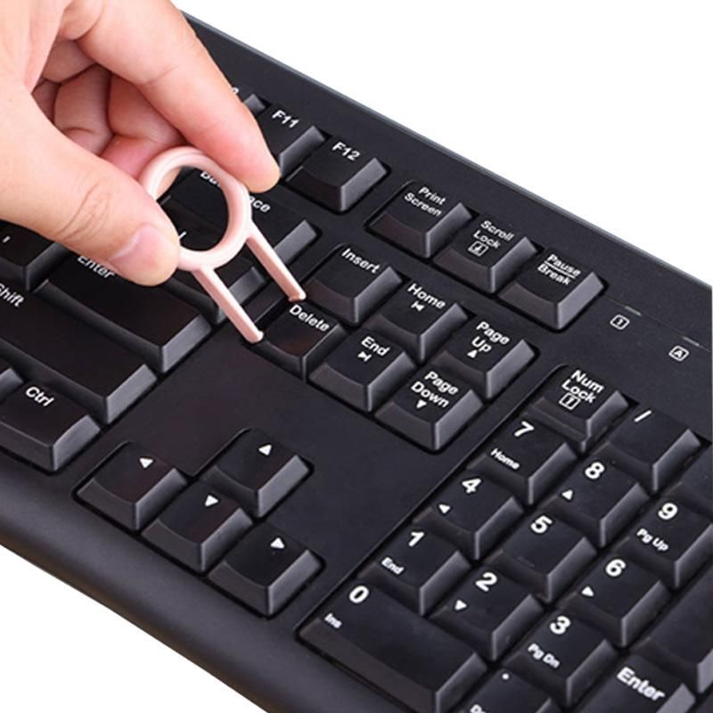 7 in 1 computer keyboard cleaning brush tool earphone dust collector mobile phone digital multi-function cleaning set Q6E blue (with cleaning fluid)