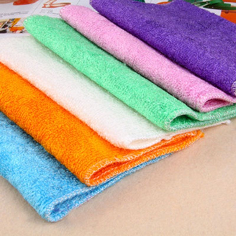 6 Pcs Kitchen Anti-grease Wipping Rags