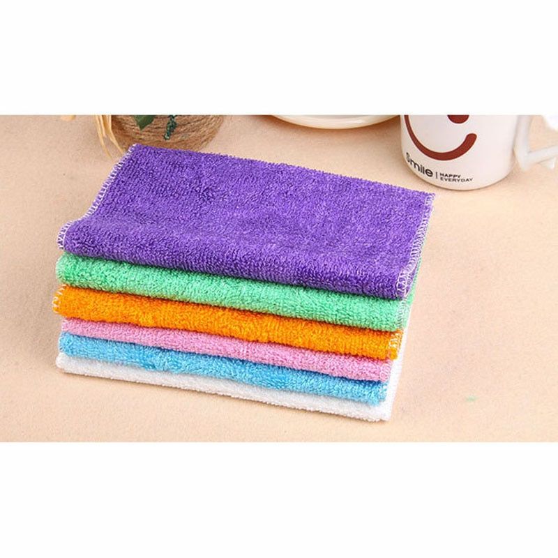 6 Pcs Kitchen Anti-grease Wipping Rags