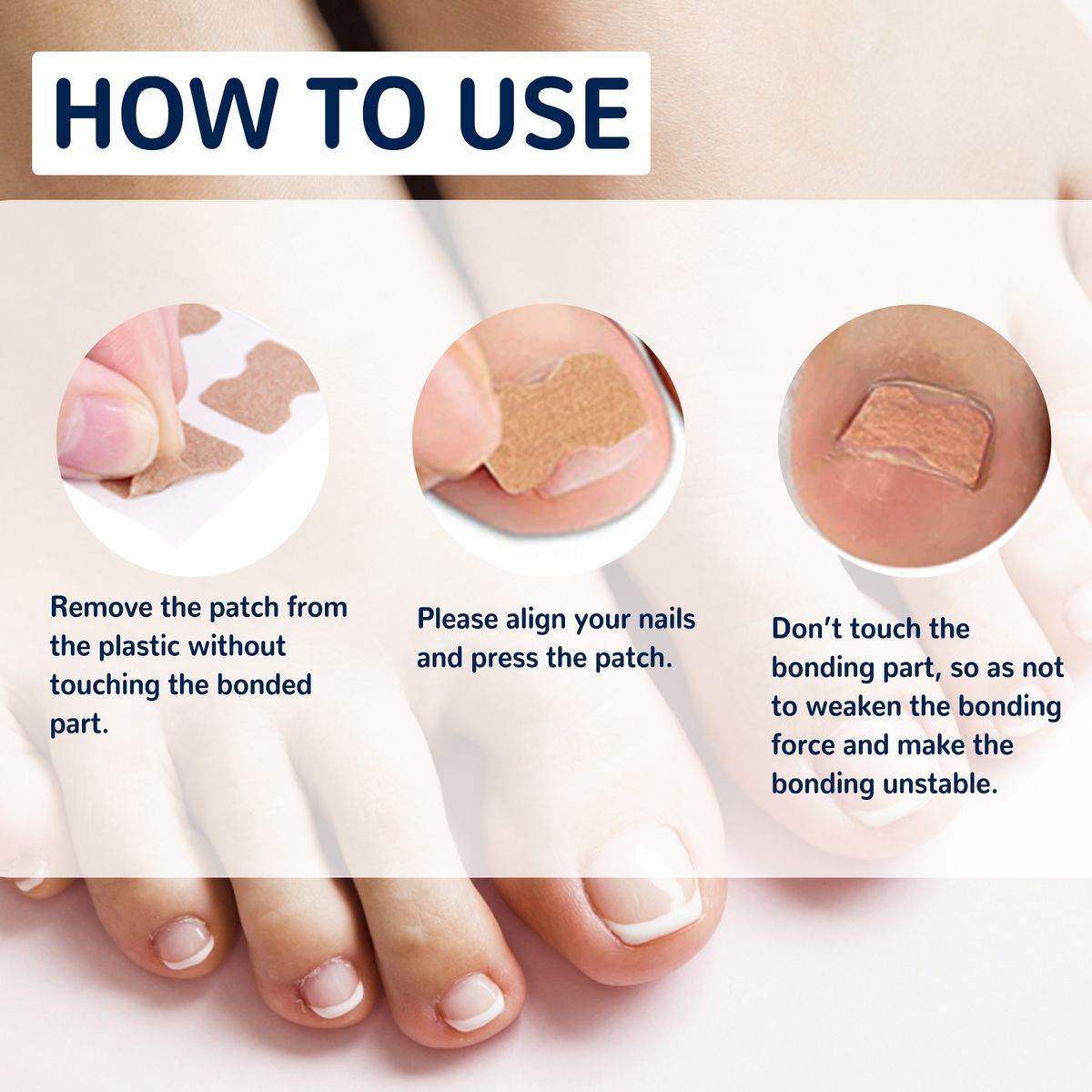 EELHOE Toenail Correction Stickers Manicure Orthopedic