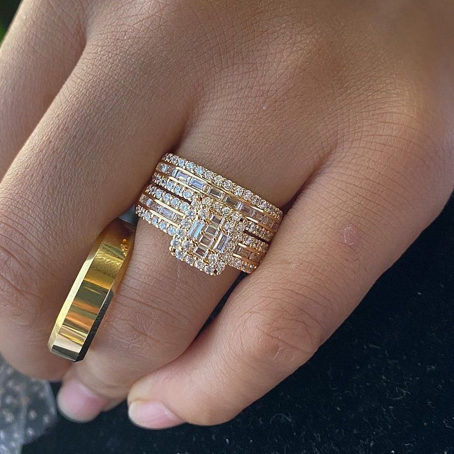 Original Quality & Beautiful Non Fading Gold Wedding/Engagement Rings (U.S.A)