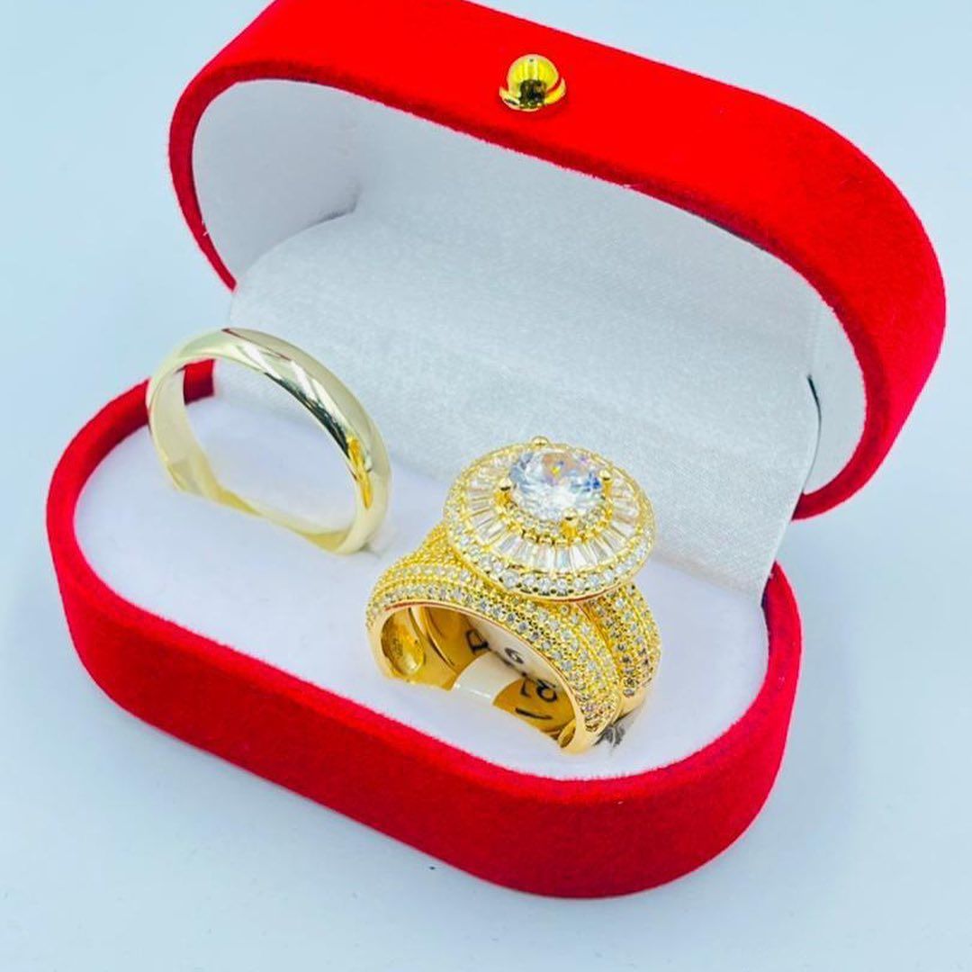 Original Quality & Very Authentic Non Fading Wedding/Engagement Gold Rings