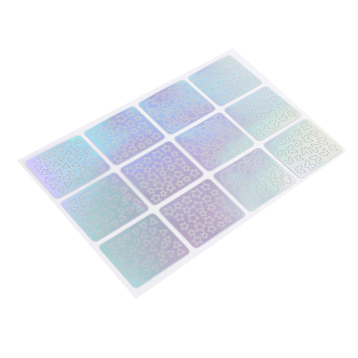 60 pieces 5 sheets styles nail stencils Art nail stickers