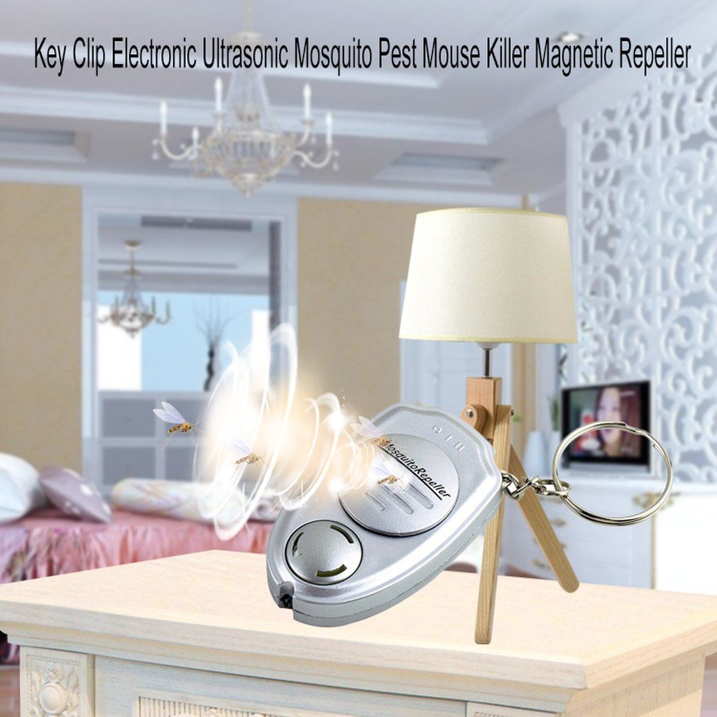 OR Key Clip Electronic Ultrasonic Mosquito Pest Mouse Killer Magnetic Repeller