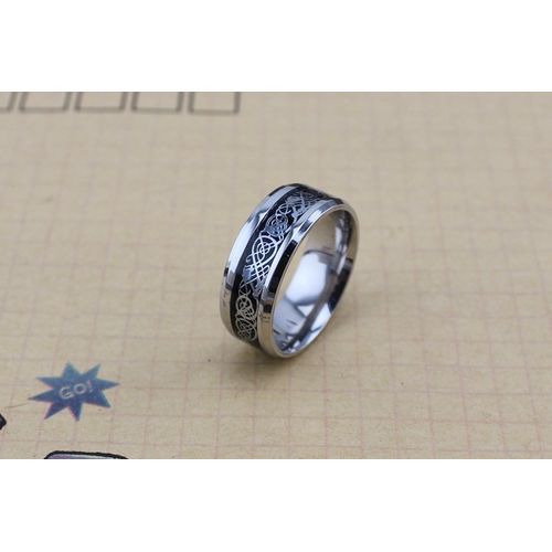 Titanium Stainless Steel Chain Spinner Ring Punk Rock Rings