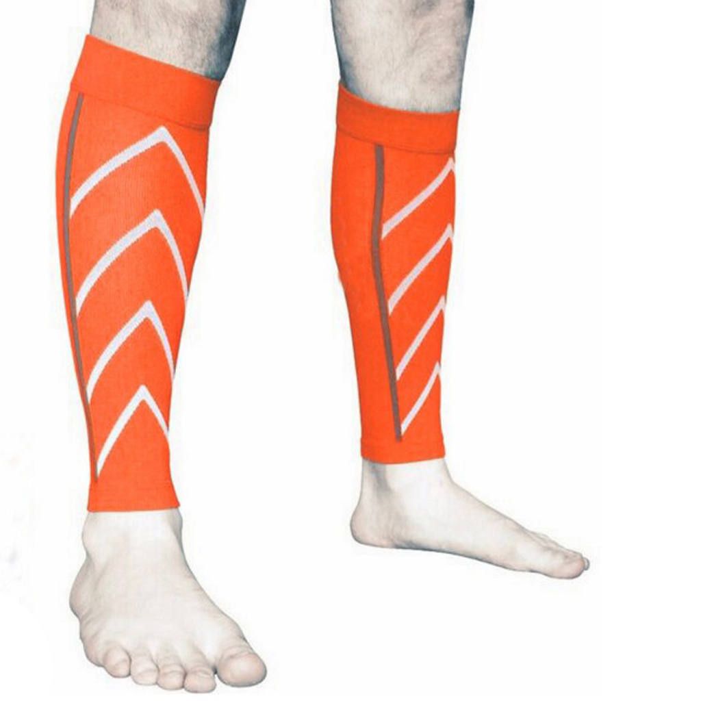 Pro Mens Leg Running Sleeves Compression Brace Calf Socks Basketball