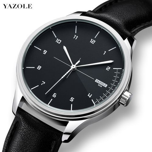 Top Luxury Brand Watch Famous Fashion Sports Cool Men Quartz Watches Wristwatch Gift For Male YZL502H-Black