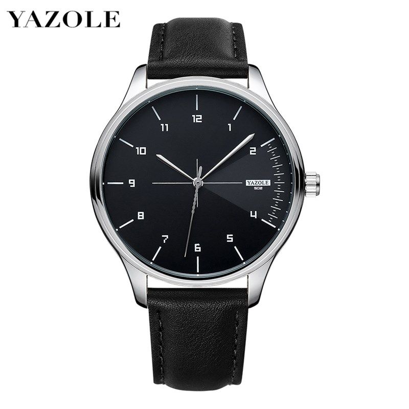 Top Luxury Brand Watch Famous Fashion Sports Cool Men Quartz Watches Wristwatch Gift For Male YZL502H-Black