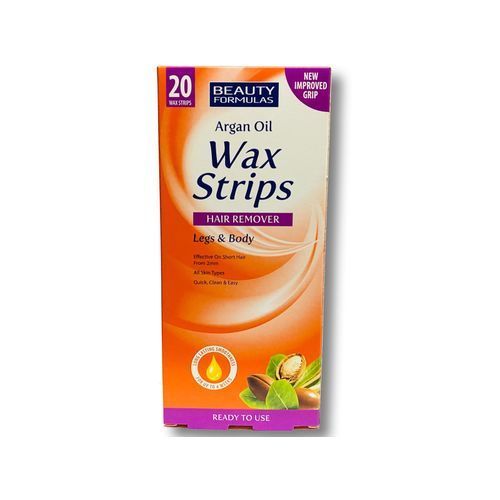 Argan Oil Legs & Body Hair Remover Wax Strips - 20pcs