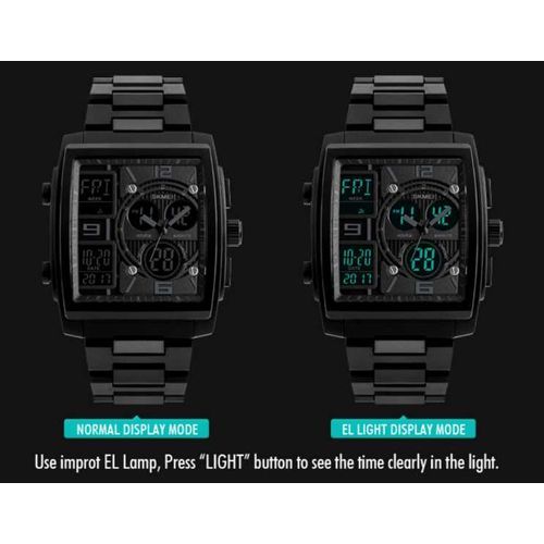 Quartz Dual Dispaly Men's  Military Male Sport Watch 1274