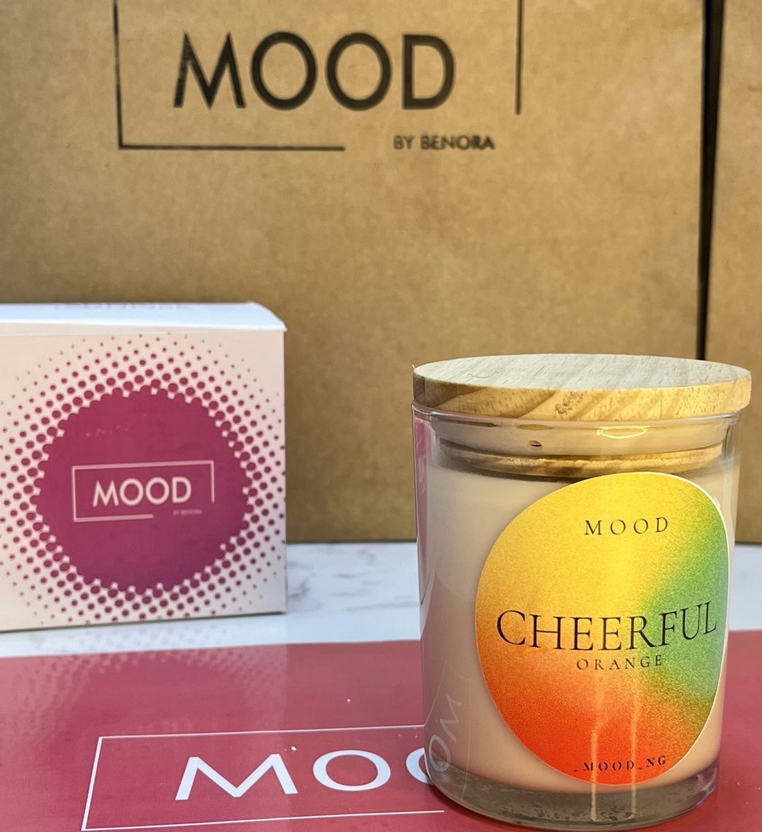 Orange Aromatic Candle Mood