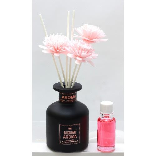 Diffuser With Flower Reed - Black