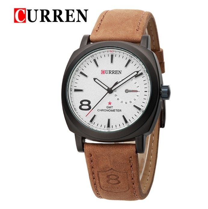 Casual Business Wristwatch Men Sport Watch Brown