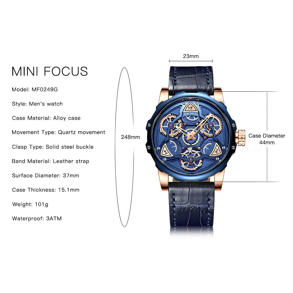 Watch Fashion Sports Men Quartz Watches Trend Wristwatch For Male MF0249G.04