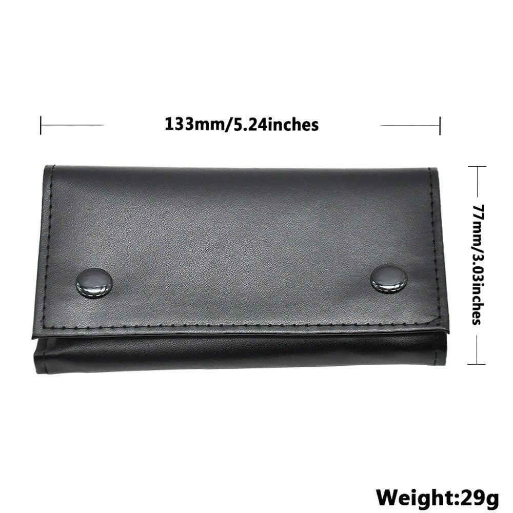 Tobacco Pouch Case Bag PU Leather Pipe Tobacco Holder Smoking Paper Holder Case Wallet Bag Portable Tobacco Storage Bag