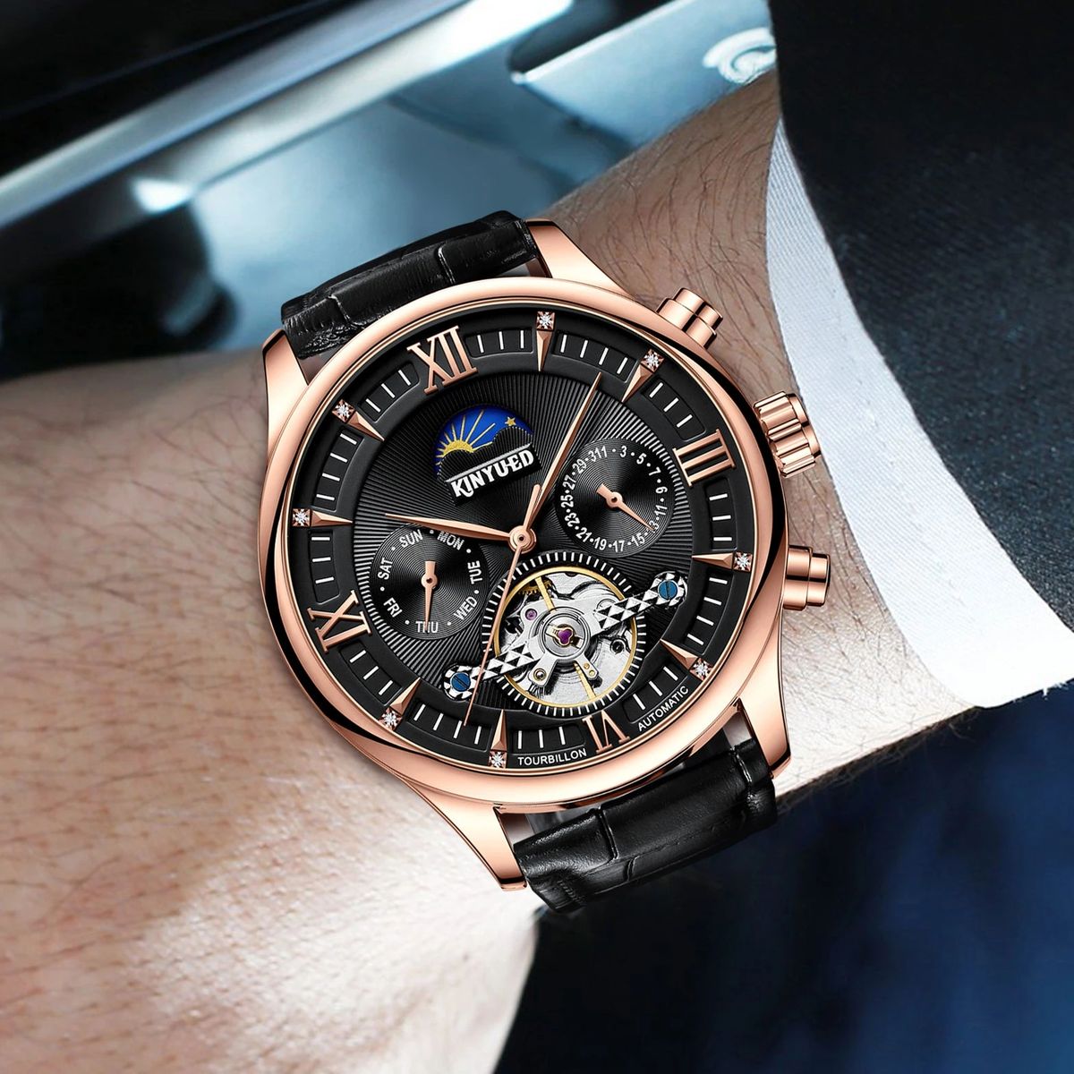 Brand Fashion Luxury Casual Automatic Mechanical Men's Watch