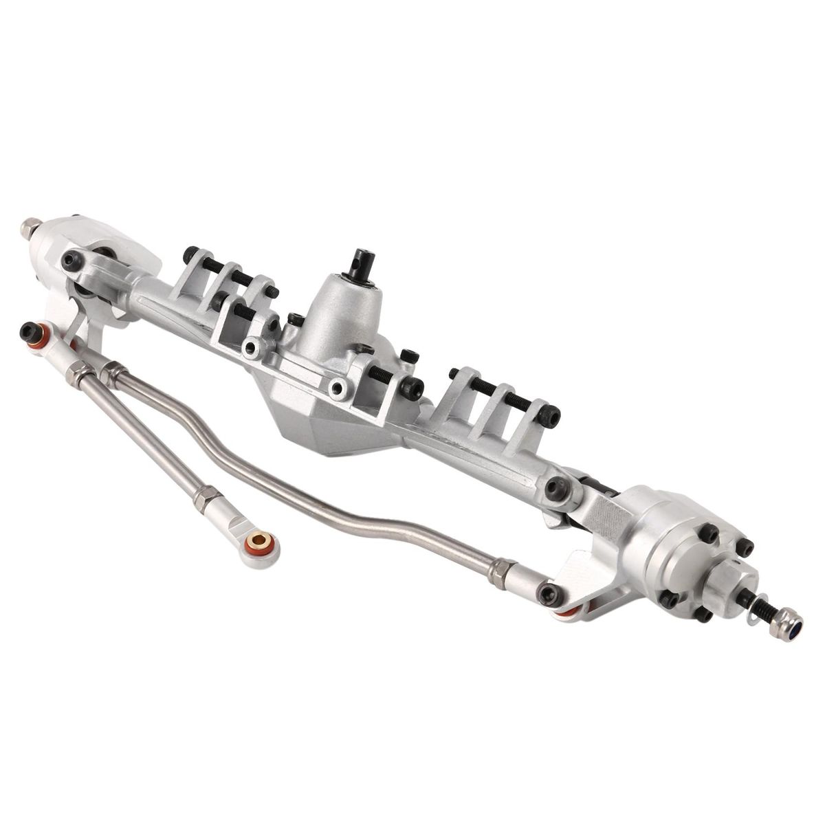 Aluminum Alloy Portal Axle for 1/10 RC Crawler Car Axial Capra 1.9 UTB AXI03004 Currie F9 Parts,Silver Front/Rear