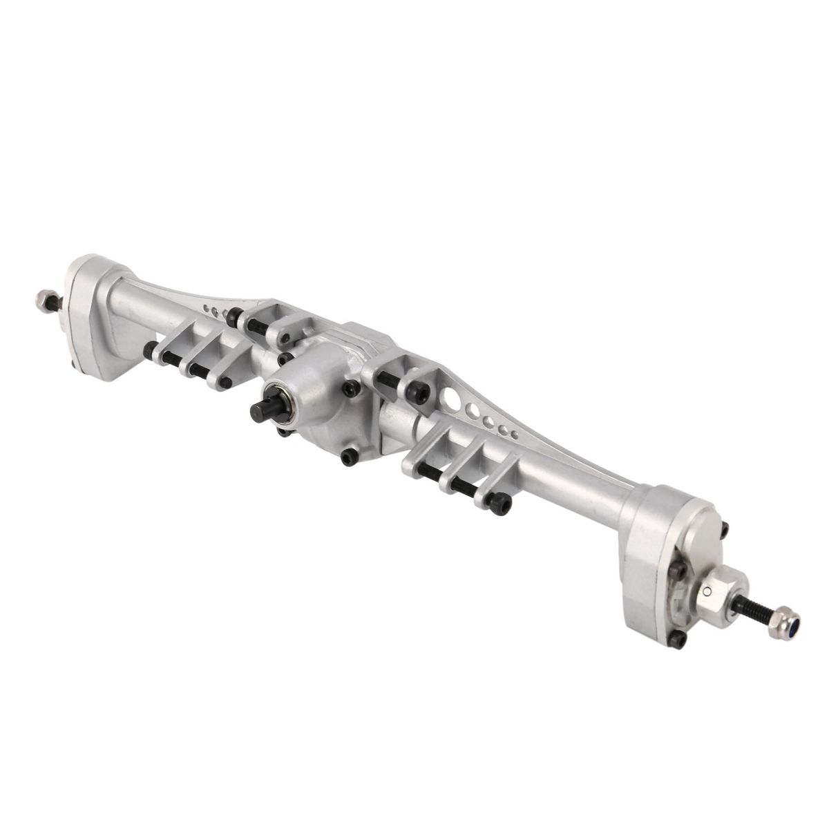 Aluminum Alloy Portal Axle for 1/10 RC Crawler Car Axial Capra 1.9 UTB AXI03004 Currie F9 Parts,Silver Front/Rear