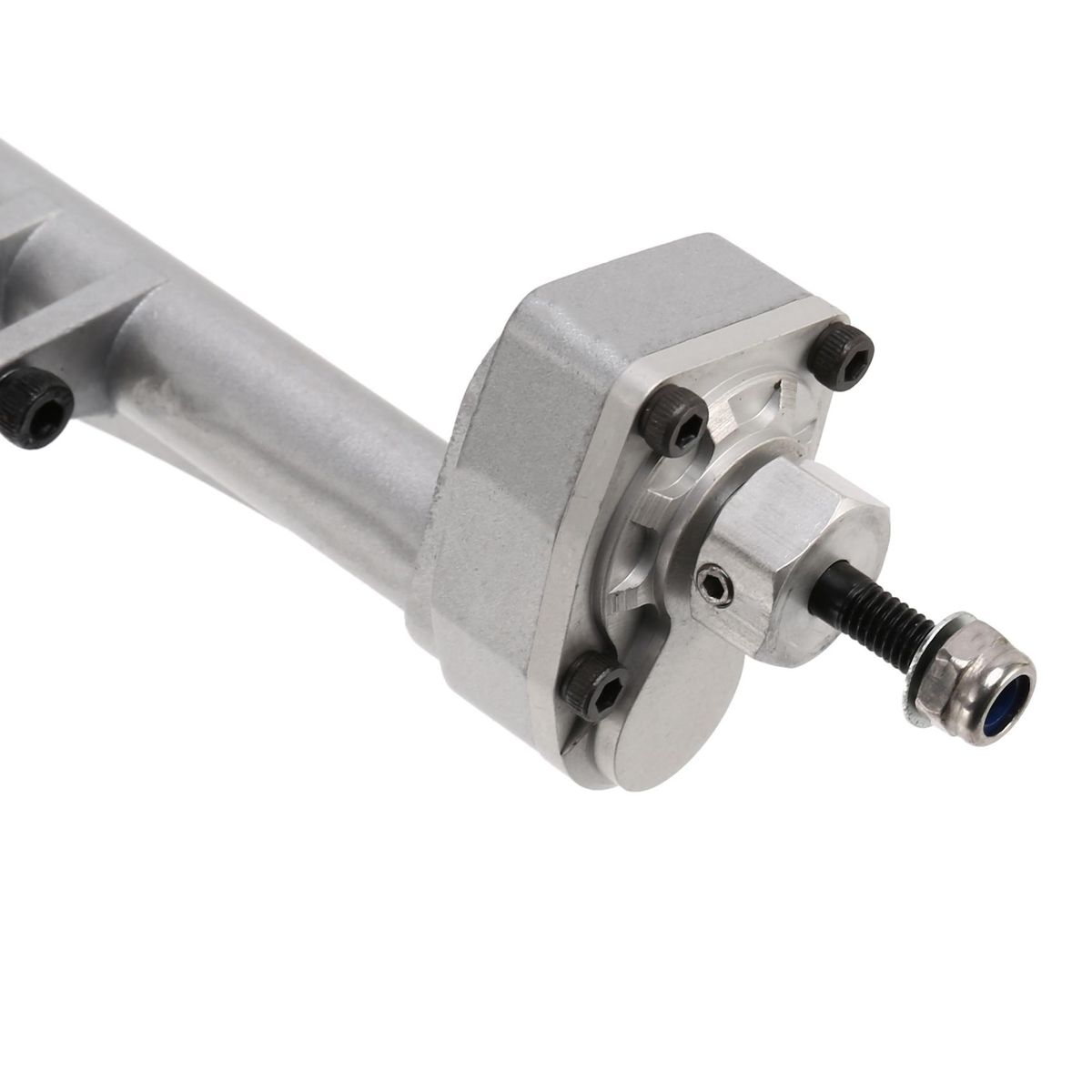 Aluminum Alloy Portal Axle for 1/10 RC Crawler Car Axial Capra 1.9 UTB AXI03004 Currie F9 Parts,Silver Front/Rear
