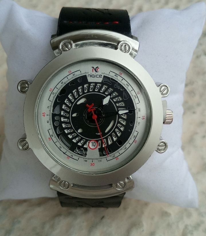 Luxury Quartz Men's Wristwatch Waterproof + Leather Wallet